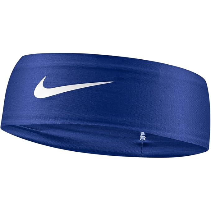 Nike DRI-FIT Fury Classic Headband (Game Royal/White)