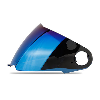 Steelbird SBA-7 Helmet Visor Compatible for All SBA-7 Model Helmets (Chrome Blue Visor)