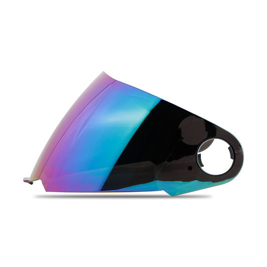 Steelbird SBA-1 Helmet Visor Compatible for All SBA-1 Model Helmets (Chrome Rainbow Visor)