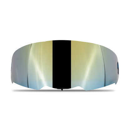 Steelbird SBA-7 Helmet Visor Compatible for All SBA-7 Model Helmets (Chrome Gold Visor)