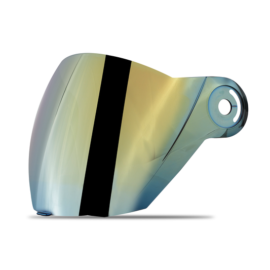 Steelbird SBA-2 Helmet Visor Compatible for All SBA-2 and SBA-3 Model (Chrome Gold Visor)