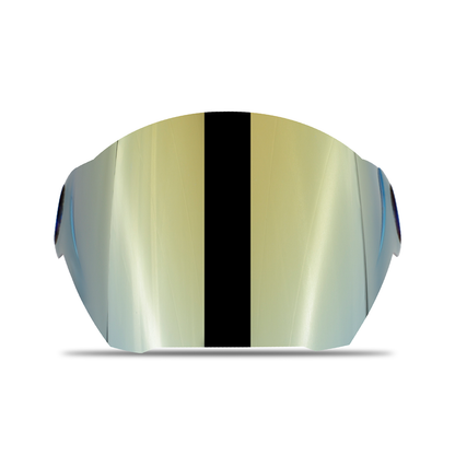 Steelbird SBA-2 Helmet Visor Compatible for All SBA-2 and SBA-3 Model (Chrome Gold Visor)