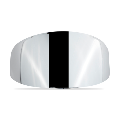 Steelbird Helmet Visor Compatible for All SBA-21 Model Helmets (Chrome Silver Visor)