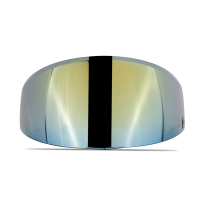 Steelbird SBA-21 Helmet Visor Compatible for All SBA-21 Model Helmets (Chrome Gold Visor)