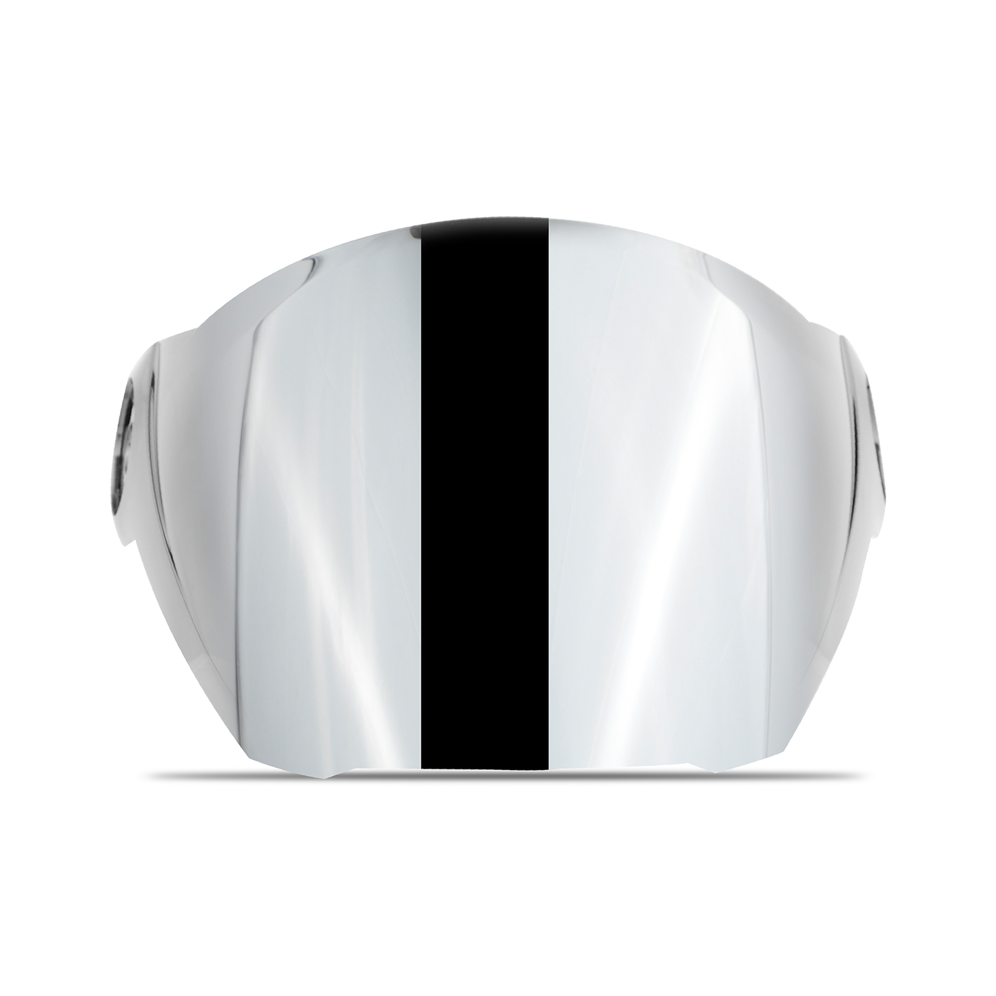 Steelbird SBA-2 Helmet Visor Compatible for All SBA-2 and SBA-3 Model (Chrome Silver Visor)