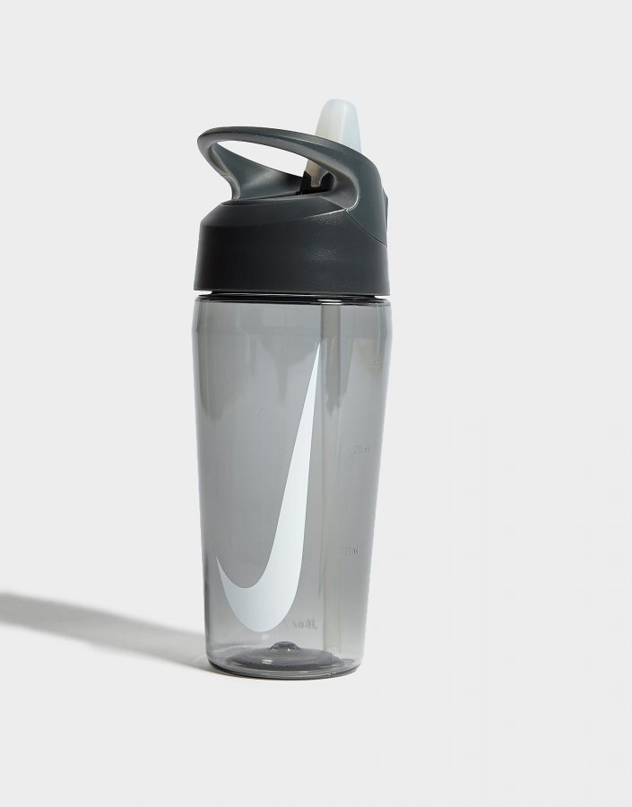 Refurbished NIKE TR HYPERCHARGE Straw Bottle Graphics 16OZ (Anthracite/Cool Grey/White)