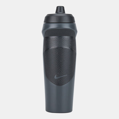 Refurbished Nike Hype Sport Rubber Squeeze Water Bottle 20 Oz (Anthracite/Black)