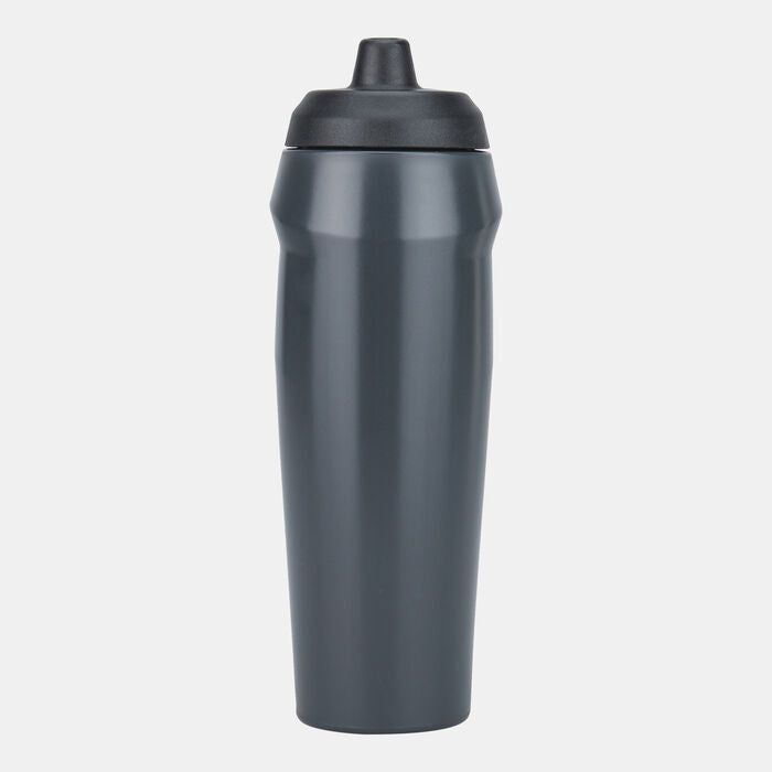 Refurbished Nike Hype Sport Rubber Squeeze Water Bottle 20 Oz (Anthracite/Black)