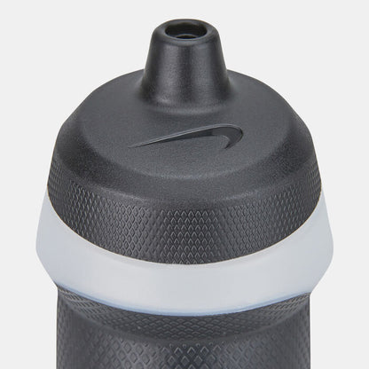 Nike Rubber Hypersport Water Bottle 20 Oz, 500ml (Black)