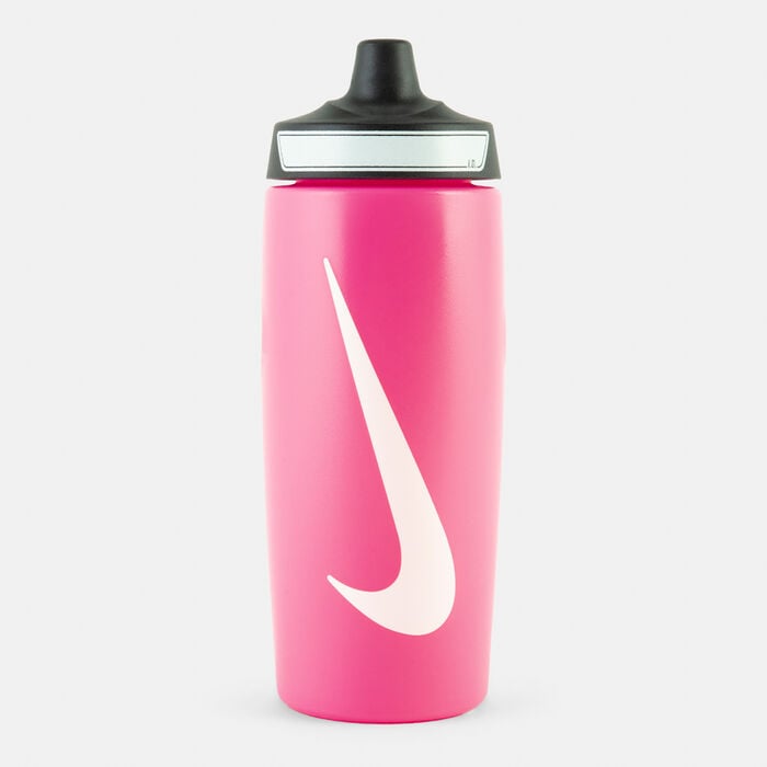 Nike Refuel Water Bottle Plastic 530ml (Pink/White)