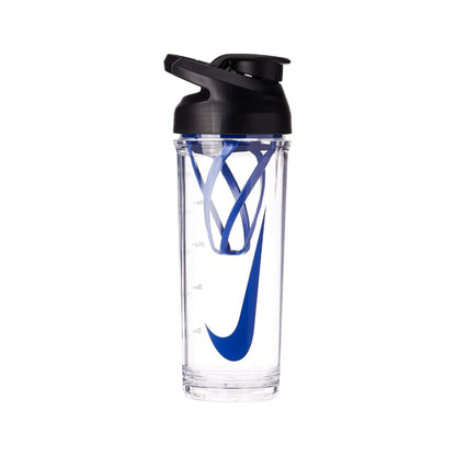 Refurbished Nike Unisex – Adult's TR HYPERCHARGE SHAKER BOTTLE Drinking, (Clear/Black/Game Royal/Game Royal, 709ml)