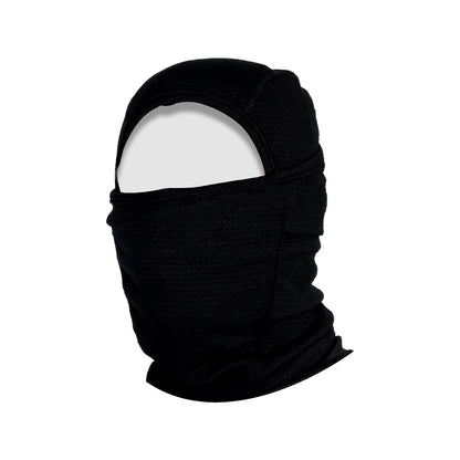 Steelbird Sarchu 2.0 Balaclava Most Suitable for Motorcycling, Running, Sports, Head and Face Cover (Black)