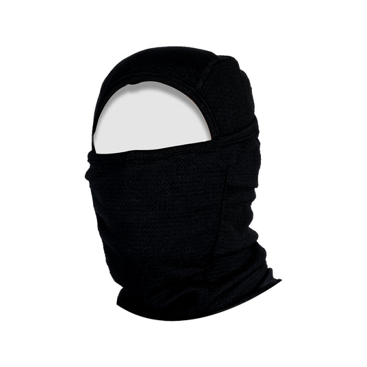 Steelbird Sarchu 2.0 Balaclava Most Suitable for Motorcycling, Running, Sports, Head and Face Cover (Black)