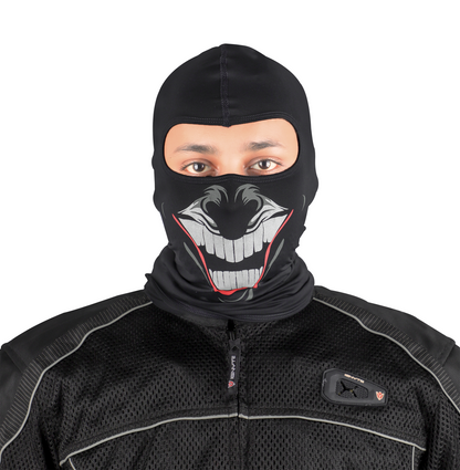 Steelbird Soft Lycra Balaclava Most Suitable for Motorcycling, Running, Sports, Head and Face Cover (Clown Blue)