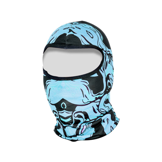 Steelbird Jispa 1.0 Balaclava Most Suitable for Motorcycling, Running, Sports, Head and Face Cover (Blue)