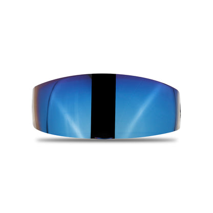 Steelbird SB-34 Helmet Visor Compatible for All SB-34 Model Helmets (Chrome Blue Visor)