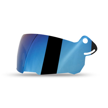 Steelbird SB-51 Helmet Visor Compatible for All SB-51 Model Helmets (Chrome Blue Visor)