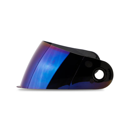 Steelbird SB-34 Helmet Visor Compatible for All SB-34 Model Helmets (Chrome Blue Visor)