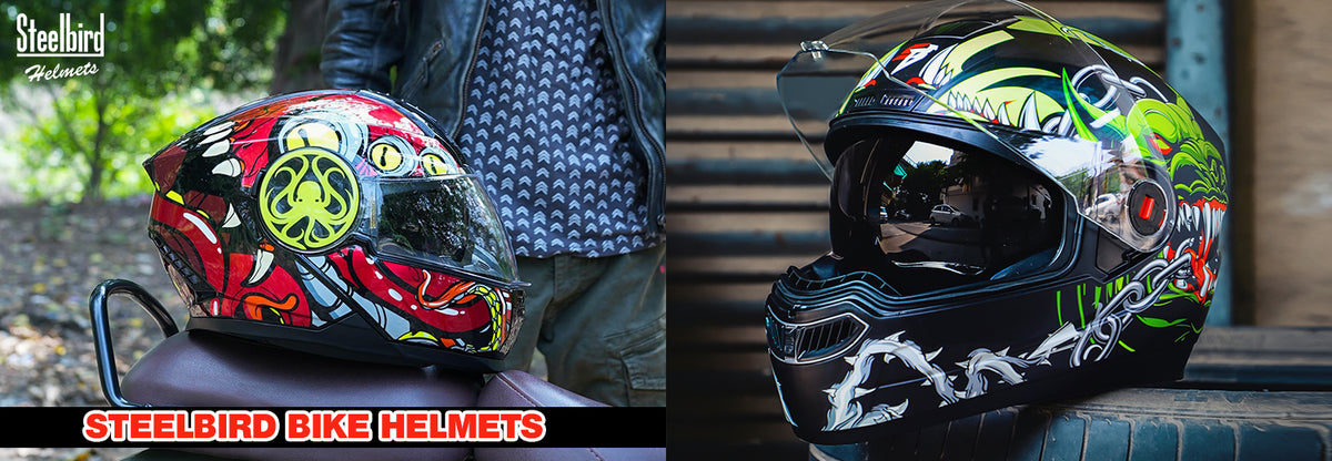 Buy Steelbird Helmets & Bike Gears for Men, Women & Kids Online India ...