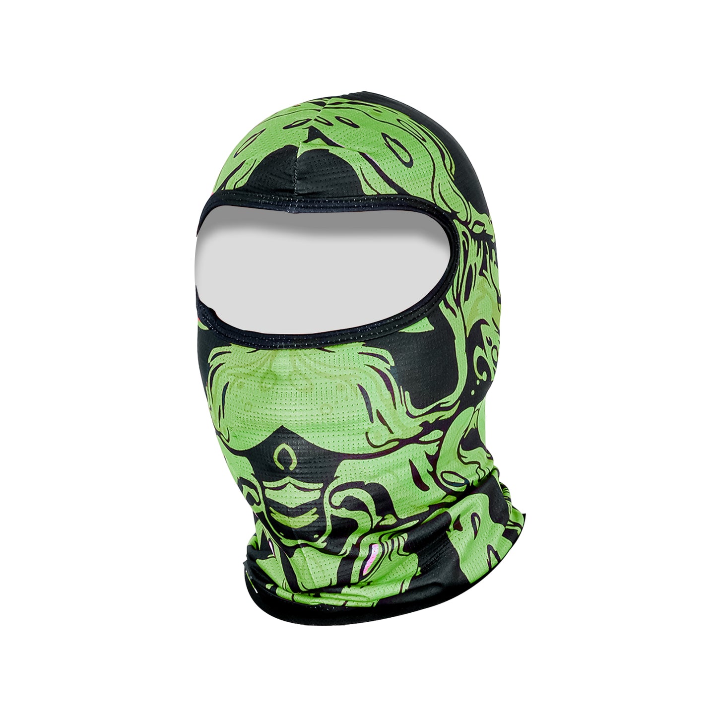 Steelbird Jispa 1.0 Balaclava Most Suitable for Motorcycling, Running, Sports, Head and Face Cover (Green)