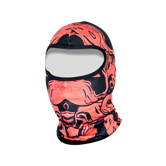 Steelbird Jispa 1.0 Balaclava Most Suitable for Motorcycling, Running, Sports, Head and Face Cover (Orange)