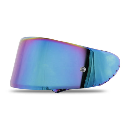 Steelbird SA-2 Helmet Visor Compatible for All SA-2 Model Helmets (Anti Fog Chrome Rainbow Visor)