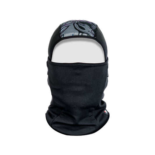 Steelbird Sarchu 1.0 Printed Balaclava Most Suitable for Motorcycling, Running, Sports, Head and Face Cover (Grey)
