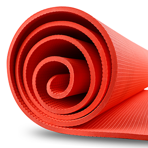 Steelbird Yoga Mat for Men and Women 6 x 2 Feet Wide Extra Thick Exercise Mat For Workout,Yoga,Fitness,Gym, Pilates And High-Density Anti-Tear Non-Slip Light Weight Mat (Red)