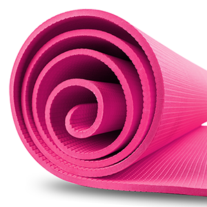 Steelbird Yoga Mat for Men and Women 6 x 2 Feet Wide Extra Thick Exercise Mat For Workout,Yoga,Fitness,Gym, Pilates And High-Density Anti-Tear Non-Slip Light Weight Mat (Pink)