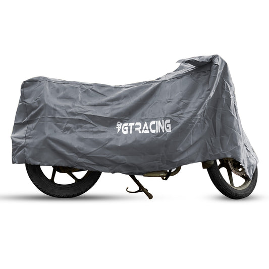 Steelbird Bike Cover GT Racing UV Protection Water-Resistant & Dustproof (2X2 Grey), Bike Body Cover with Carry Bag