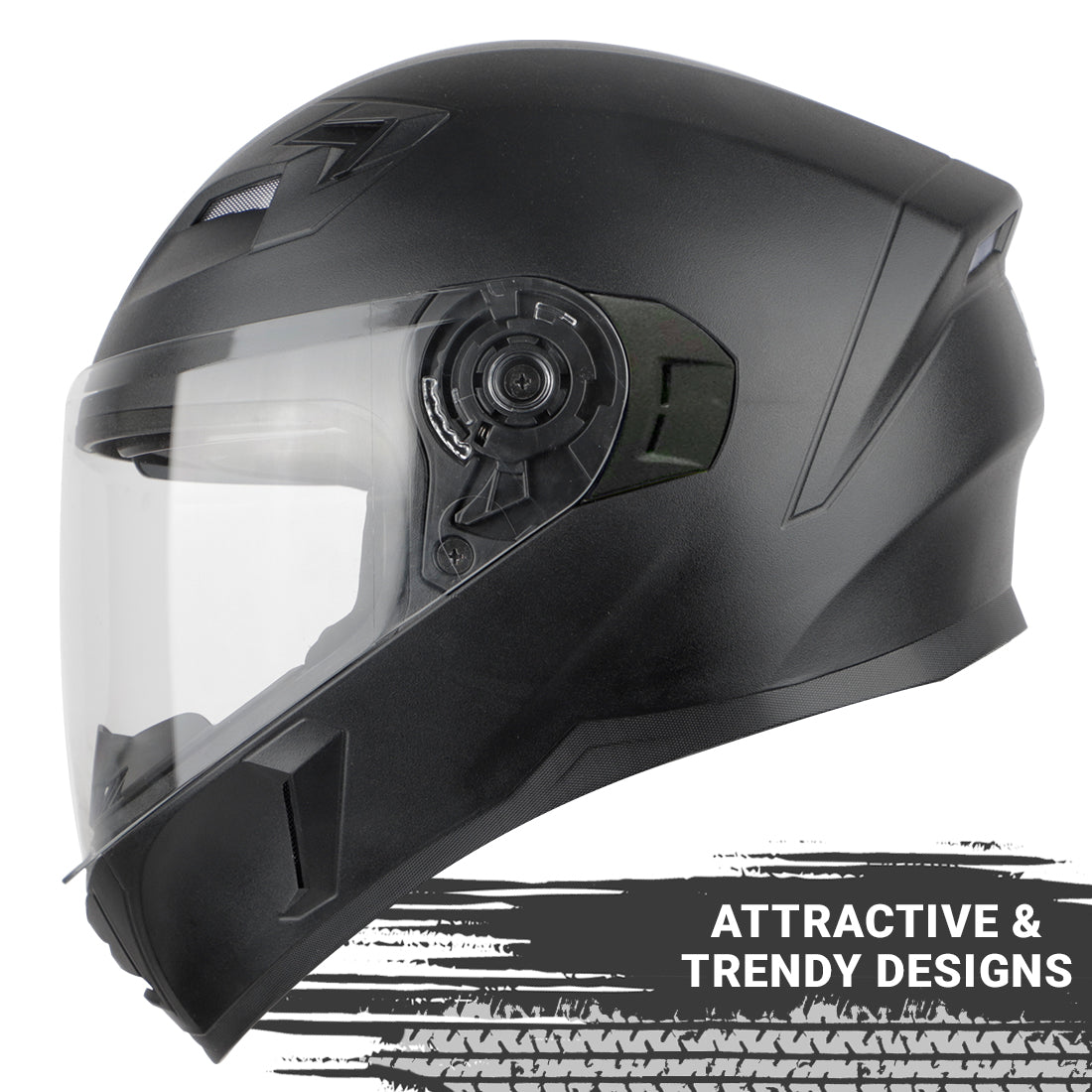 Steelbird SBA-21 GT ISI Certified Full Face Helmet with Clear Visor