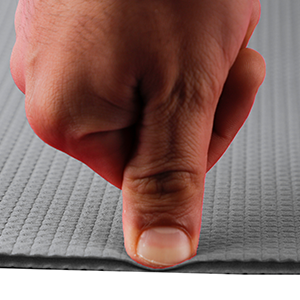 Steelbird Yoga Mat for Men and Women 6 x 2 Feet Wide Extra Thick Exercise Mat For Workout,Yoga,Fitness,Gym, Pilates And High-Density Anti-Tear Non-Slip Light Weight Mat (Grey)