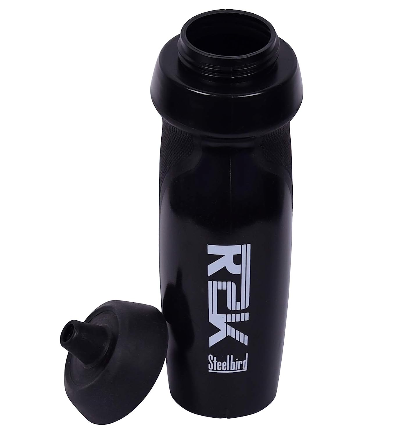 Steelbird Altus R2K Sports Water Sipper / Bottle For Players, Gym, School Kids (Black, 530 ml)